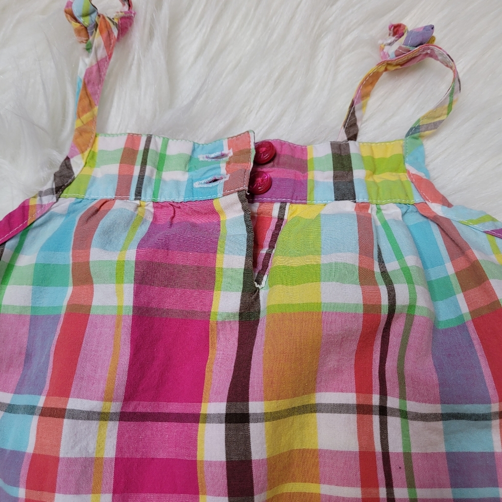 Wonder Kids Multiple Color Plaid Dress - Picture 3 of 5
